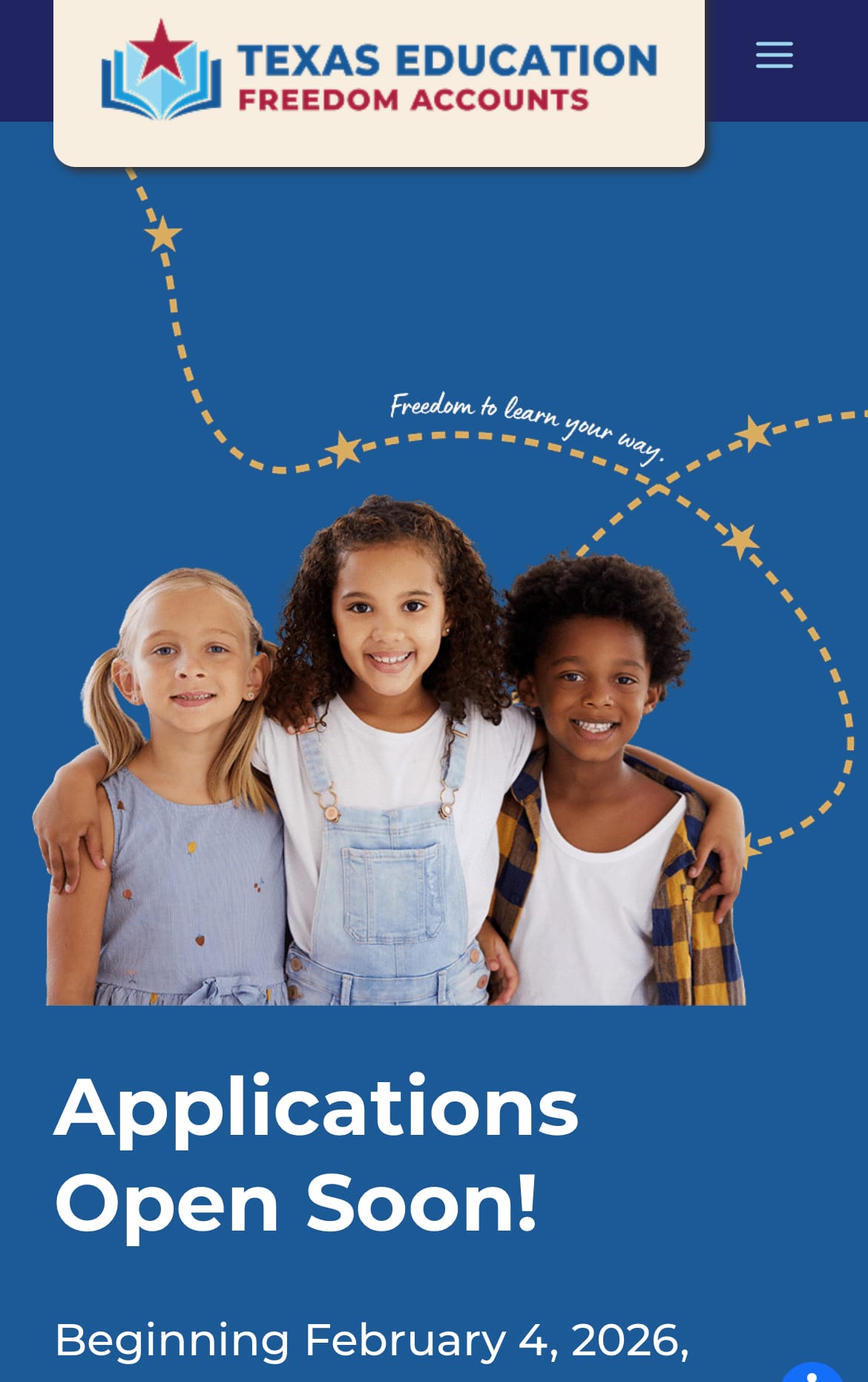 德州教育自由帳戶（Texas Education Freedom Accounts, TEFA）